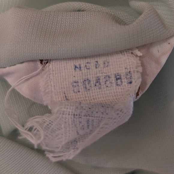 Vintage Miss Elaine Mint Green Babydoll Nightgown Peignoir Chiffon Applique 1960 - Picture 8 of 12